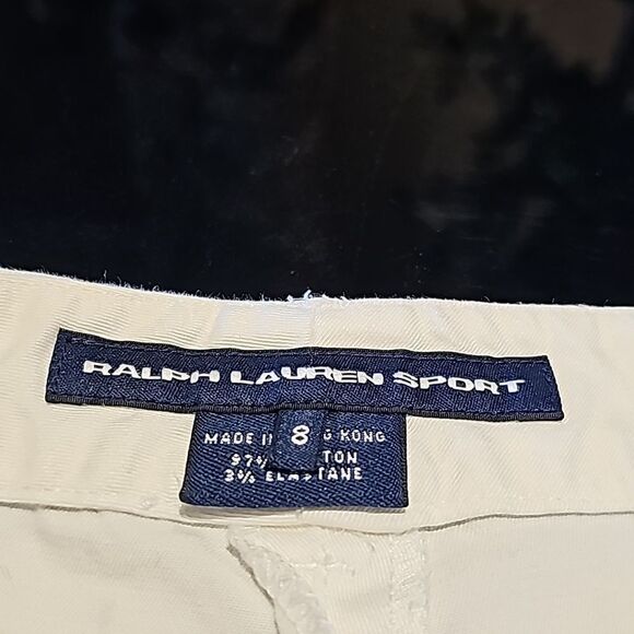 Ralph Lauren White Bermuda shorts size 8 - Picture 3 of 11